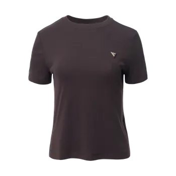 Dámské tričko Dámské Tričko s krátkým rukávem GUESS SONIA CN SS T-SHIRT V6RI17KD741-A10K – Hnědá XL