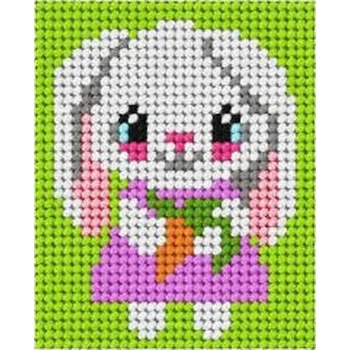 Set školních potřeb Haft. Moje pierwsze wyszywanie - Królik