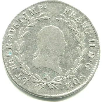 František II. 20 Kreuzer 1805/E. Gyulafehérvár. Ag.