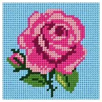 Set školních potřeb Haft. Moje pierwsze wyszywanie - Róża