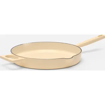 Pánev Pánev Mattia 3.0, ø 26 cm - Smaltovaná litinová pánev, lesklá krémová