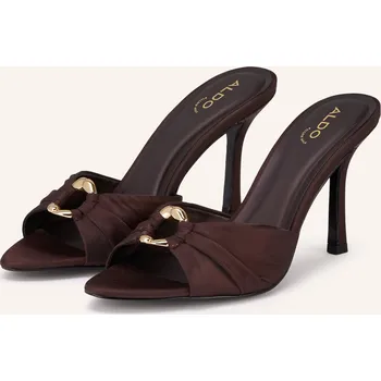 Dámská obuv Aldo Dámské Pantofle Journee, tmavě hnědá / zlatá, 40