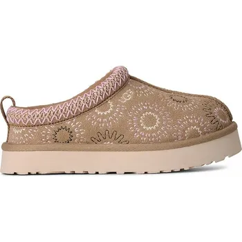 Dámská obuv Dětské semišové papuče UGG TAZZ SUN STITCH 1175210K béžová 80X, EUR 36