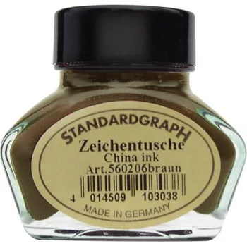 Standardgraph kaligrafická tuš hnědá