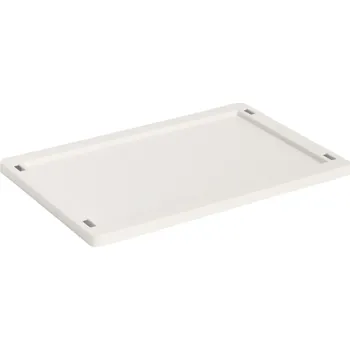 Úložný box Víko boxu Colour Crate, Plastic, Small, Off-White – HAY