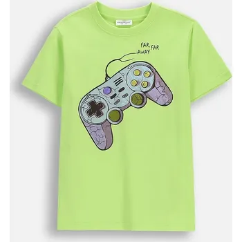 Dětské bavlněné tričko Coccodrillo WC6143225VBA zelená 71X, vel. 128