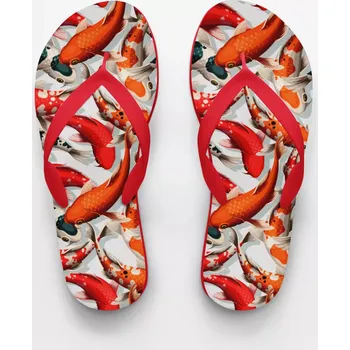 Dámské žabky Plážové žabky dámské-Koi Fish M / EU 42 červené