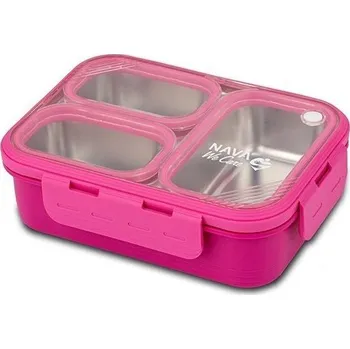 Termobox NAVA Greece Nerezový bento box 800 ml - magenta