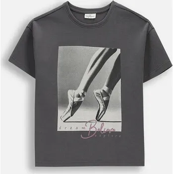 Dětská móda Dětské tričko Coccodrillo WC6143202HGJ šedá 90X, vel. 152