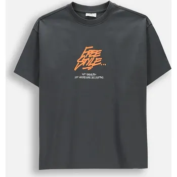 Dětské bavlněné tričko Coccodrillo WC6143202RBJ šedá 90X, vel. 134