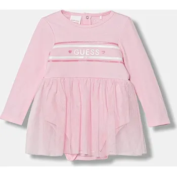 Dámské šaty Kojenecké šaty Guess S5YG00.KA6W4.9BYA růžová 03X, vel. 68-76