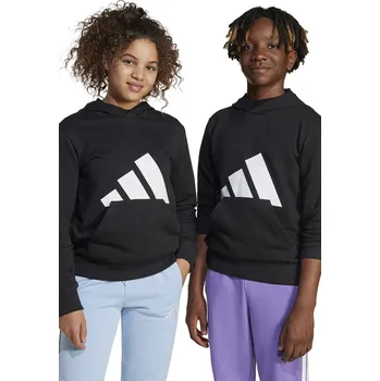 Chlapecká mikina Dětská mikina adidas JC9667 černá 99X, vel. 128