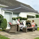 Kloubová markýza Avenberg CELESTE - Šedo stříbrná 17796820