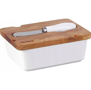 Máslenka Klausberg Máslenka 15 x 10,5 x 5 cm bílá