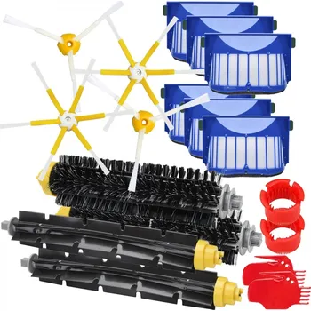 Sada příslušenství pro robotický vysavač HEPA filtry a kartáče pro vysavač IROBOT Roomba 670 sada 14ks