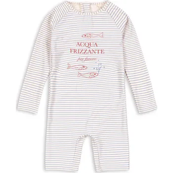 Kojenecký overall Dětský plavkový overal Aster "Stripe Bluie" Konges Sløjd VELIKOST: 92/2 roky