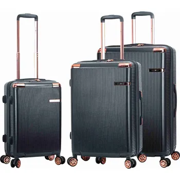 Cestovní kufry set 3ks Snowball Shine 4W S,M,L 44303-23