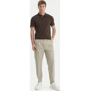 Pánská košile JOOP! Jeans Polokošile 15 JJJ-17Amare 30046012 Hnědá Modern Fit XL