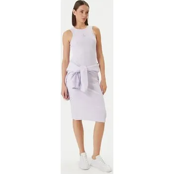 Dámské šaty Calvin Klein Jeans Každodenní šaty Monologo Baby LV047F242G Růžová Slim Fit XXL