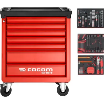 Montážní skříň pojízdná - vybavená 261 dílů FACOM START.M3ACM2