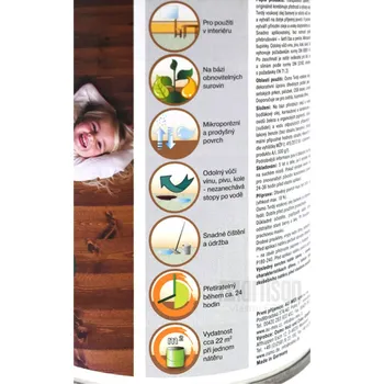 Olej na dřevo OSMO sada - Tvrdý voskový olej barevný pro interiéry 2.5 l +