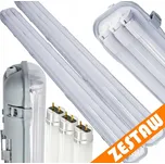 SADA Hermetického LED svítidla 120cm 3xG13 s reflektorem + 18W LED trubice 245576214