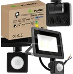 LED reflektor 30W 2700lm s pohybovým a soumrakový senzorem - IP65