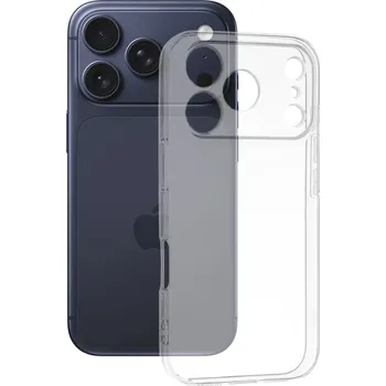 Pouzdro na mobilní telefon Techsuit - čirý silikon - iPhone 17 Pro - průhledný