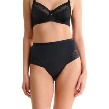 Kalhotky Dámské vysoké kalhotky Lisca Ruby 22375 černé černá 44