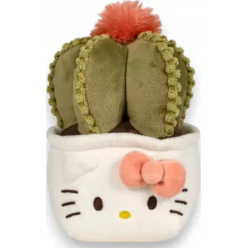 plyšák Hello Kitty – Plyš „Květináč“ 20 cm Kaktus