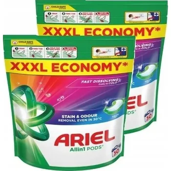 Kapsle na praní Ariel All-in-1 PODS Kapsle na praní Color Clean 100 praní