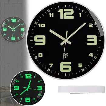 Hodiny Nástěnné hodiny Bedee černé 30 cm