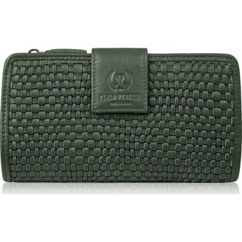 Peněženka Paolo Peruzzi peněženka z pravé kůže zelená - dámská
