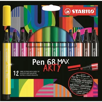 STABILO Fixy Pen 68 MAX pouzdro 12 Ks ARTY