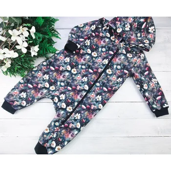 Dětský overall Kulišárny Softshell široký overal AKVAREL VELIKOST: 80