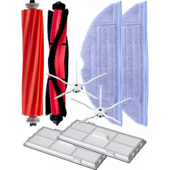 Sada příslušenství pro robotický vysavač Kartáče a HEPA filtry k vysavači XIAOMI Roborock S7+ a sada mopů 8ks