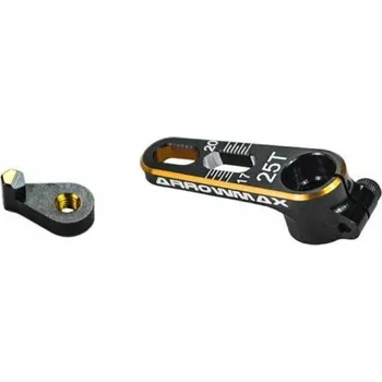 RC náhradní díl ARROWMAX New AM Alu Servo Horns 25T Schwarz Golden - expresní doprava