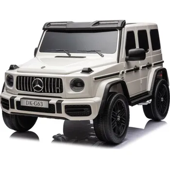 Dětské elektrovozidlo Mamido Elektrické autíčko Mercedes G63 XXL 4x200W 24V MP4 bílé