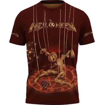 Pánské tričko metalove-tricko-helloween velikost: 6XL - šířka 70 cm, délka 79 cm