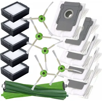 Sada příslušenství pro robotický vysavač Kartáče a HEPA filtry k vysavači Značení KOMA IRI7 a sada sáčků 17ks