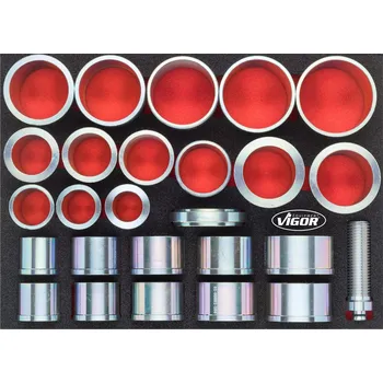 Vigor V5066, Sada tažných a tlačných pouzder | 26 dílů