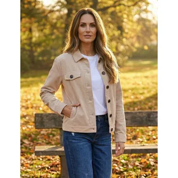 Dámská cargo bunda Dámská bunda ALTISPORT EVELINA SVĚTLE KRÉMOVÁ XL