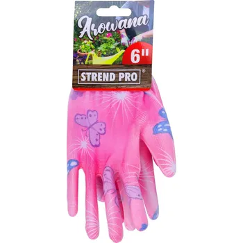 Pracovní rukavice STREND PRO Rukavice ST AROWANA Foxglove 07/S s blistrom