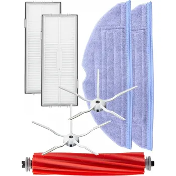 Sada příslušenství pro robotický vysavač Kartáče a HEPA filtry pro vysavač XIAOMI Roborock S7 Max sada a mopy 7ks