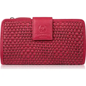 Peněženka Paolo Peruzzi dámská peněženka z pravé kůže růžová