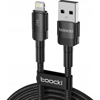 Datový kabel Kabel Toocki USB - Apple Lightning 1 m černý