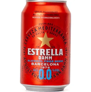 Pivo Damm 12° Estrella Lager Nealko