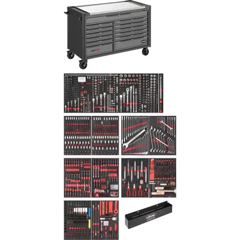 Vigor V4481-XXL/929, Dílenský vozík řady XXL, s nářadím | 929 dílů