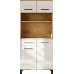 FALCO Kuchyňská skříňka Vega Bufet 80 dub lancelot/bílý lesk