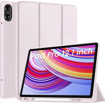 Techsuit - Flex Trifold (s držákem na tužky) - Xiaomi Redmi Pad Pro - růžový